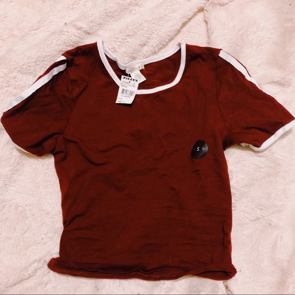 TILLY’S RED VARSITY SHIRT